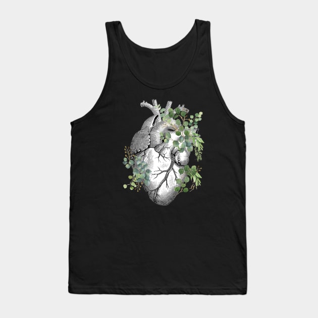 Floral heart 13 Tank Top by Collagedream